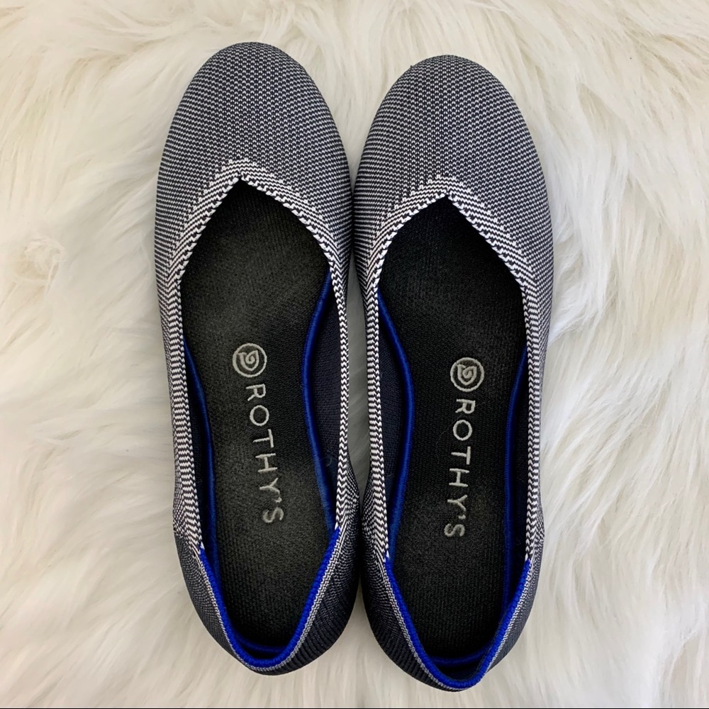 Rothy’s The Flat in Cloud Grey Birdseye